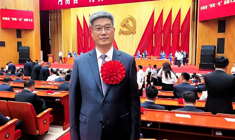 喜报！新乡长城王纪中荣获“河南省优秀党务工作者”称号